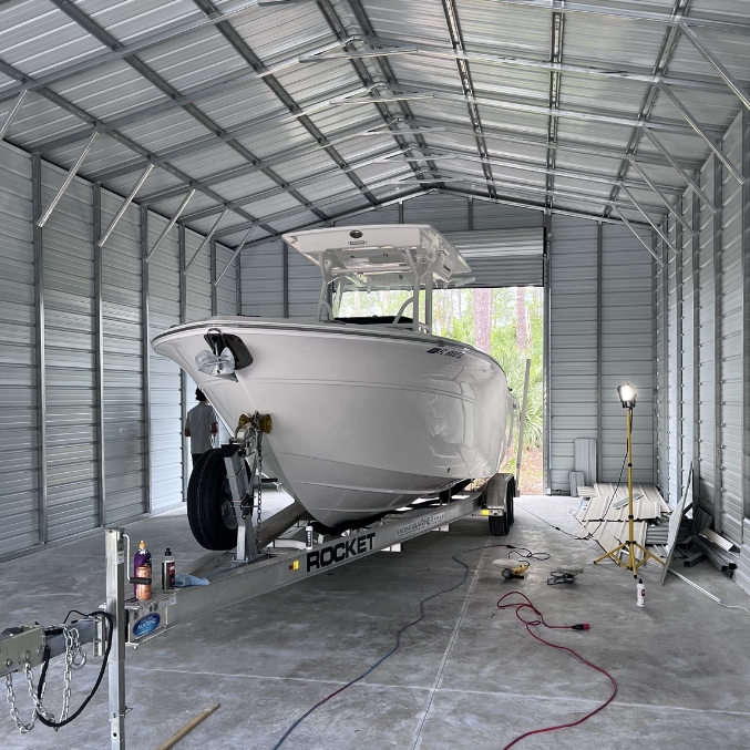 Daniel Simo detailing a vehicle