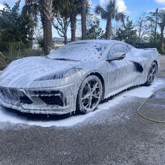 Paint correction on classic car